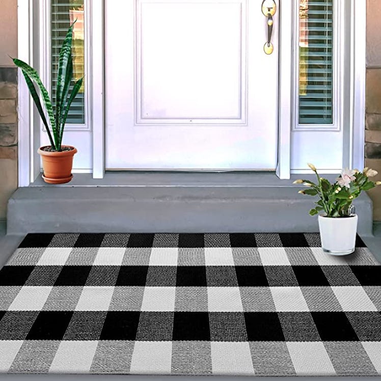 VUDECO Buffalo Plaid Rug 