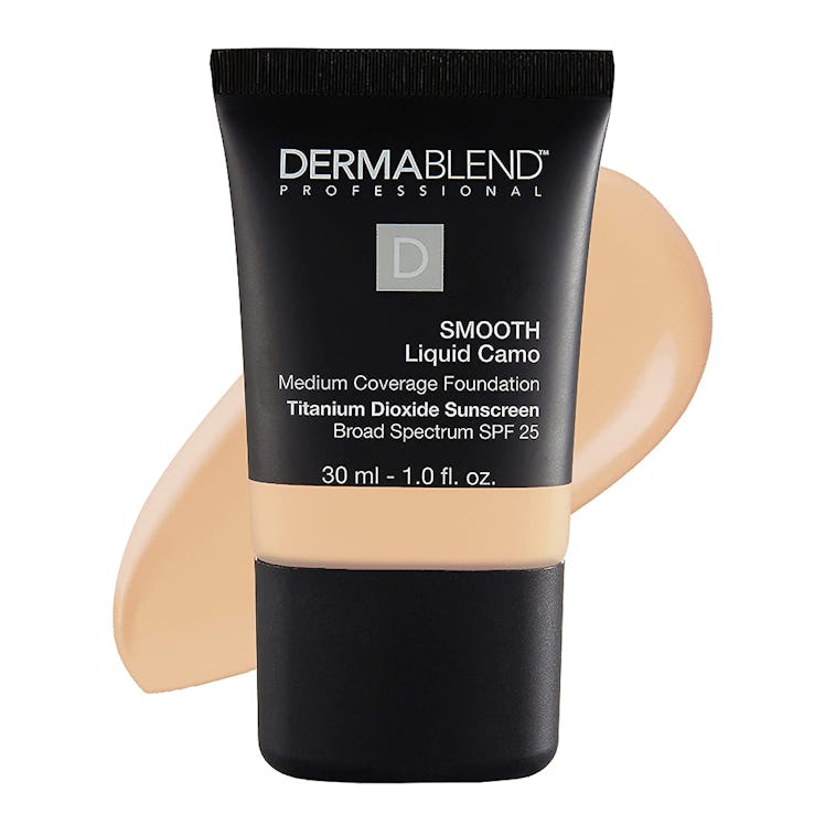 dermablend smooth liquid camo hydrating foundation is the best medium coverage foundation for photos