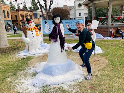 The Stars Hollow set has the Bjork snowman from 'Gilmore Girls.'