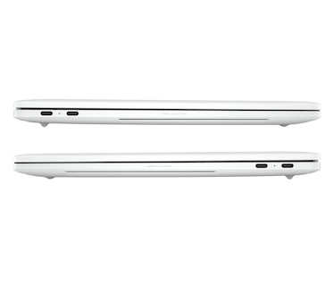 The Dragonfly Pro Chromebook viewed from the side.