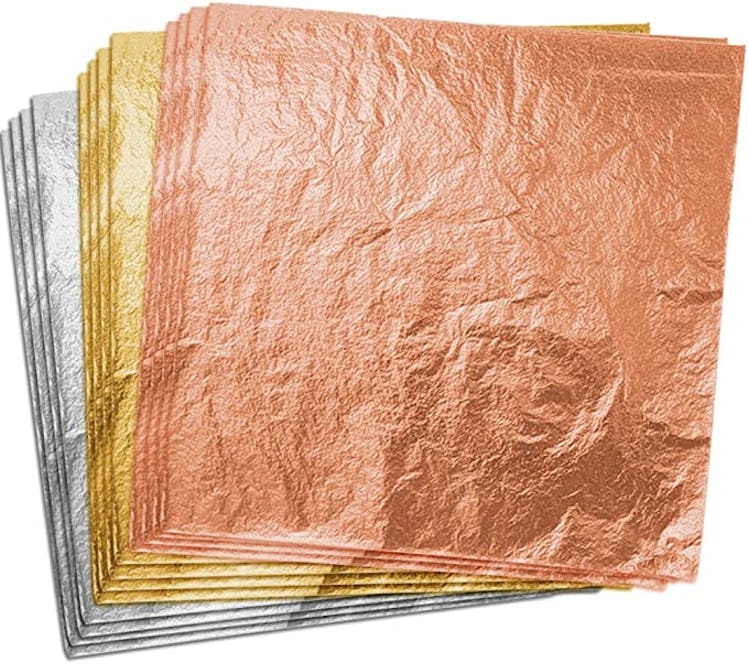Paxcoo Gold Leaf Sheets (300 Sheets)