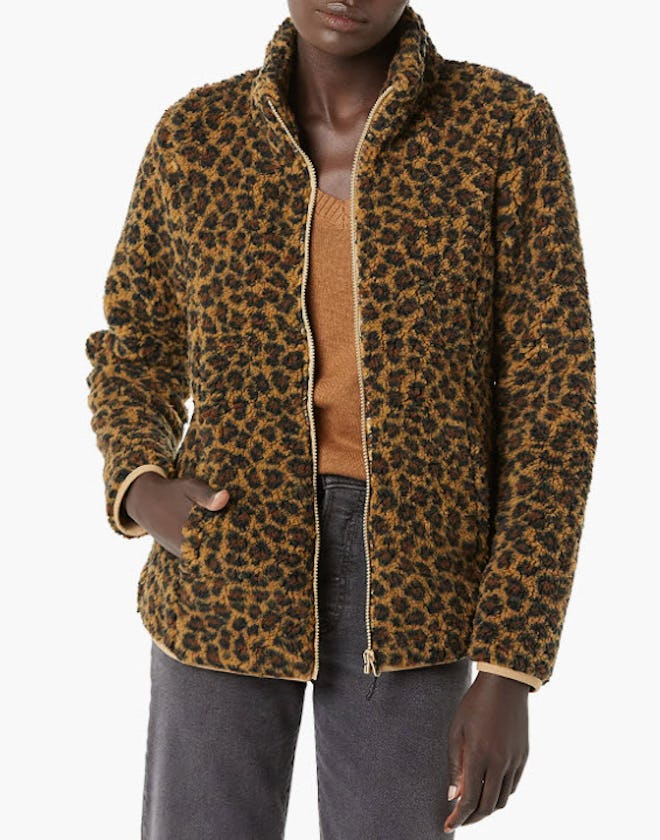 Amazon Essentials Polar Fleece Lined Sherpa Full-Zip Jacket