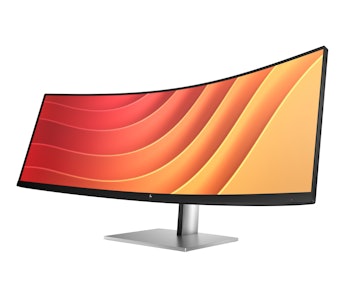 The HP E45c G5 DQHD Curved Monitor.