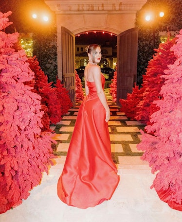 Here's How To Shop Discounted Red Christmas Trees Inspired By Kourtney Kardashians Christmas Eve Dec...