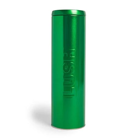 Lush's Green Sparkly Lush Tin Tube