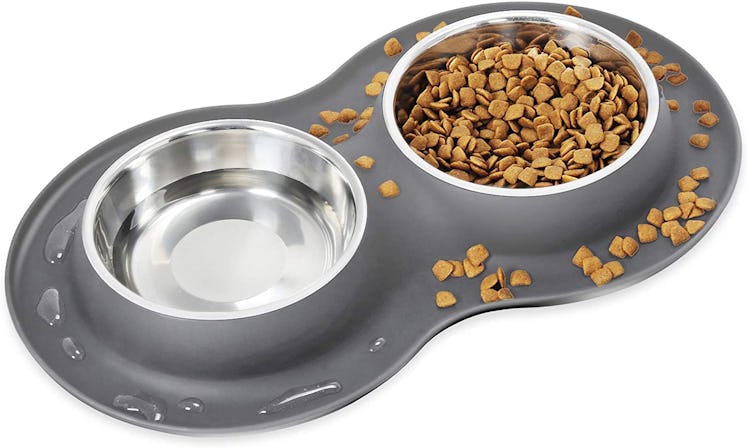 Kulmeo Cat Food Bowls With Spill-Proof Mat