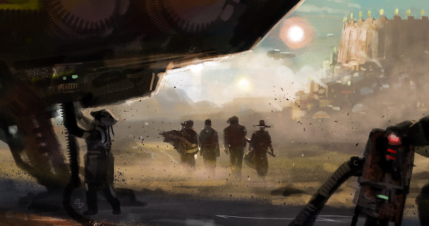 concept art from Rebel Moon