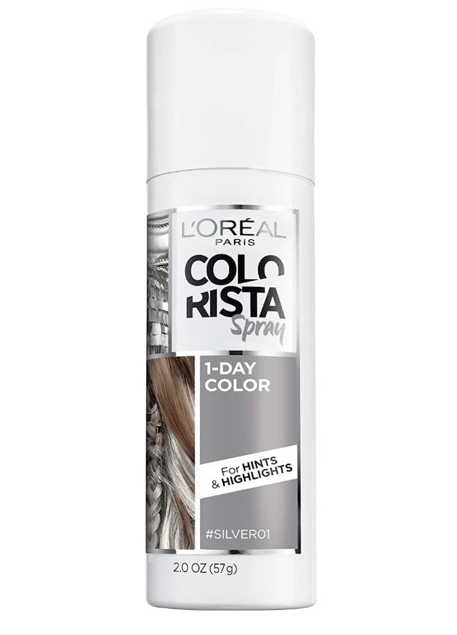 L'Oréal Paris Colorista 1-Day Washable Temporary Hair Color Spray In Silver