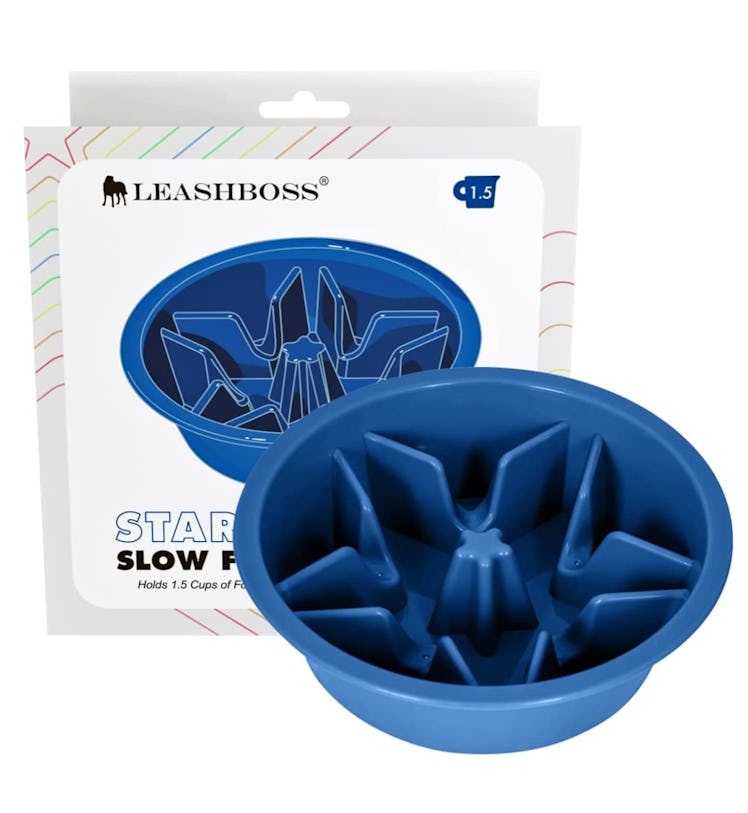 Leashboss Slow Feeder Dog Bowls 