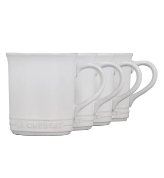 Set of Four 14-Ounce Stoneware Mugs