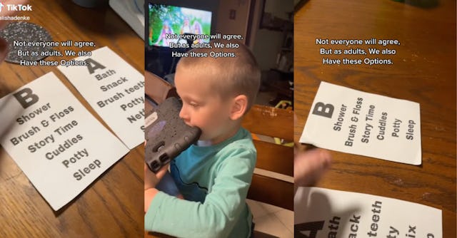 A mom is going viral on TikTok after showing her simple and effective parenting hack to stop toddler...