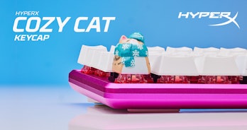 The HyperX Cozy Cat keycap.