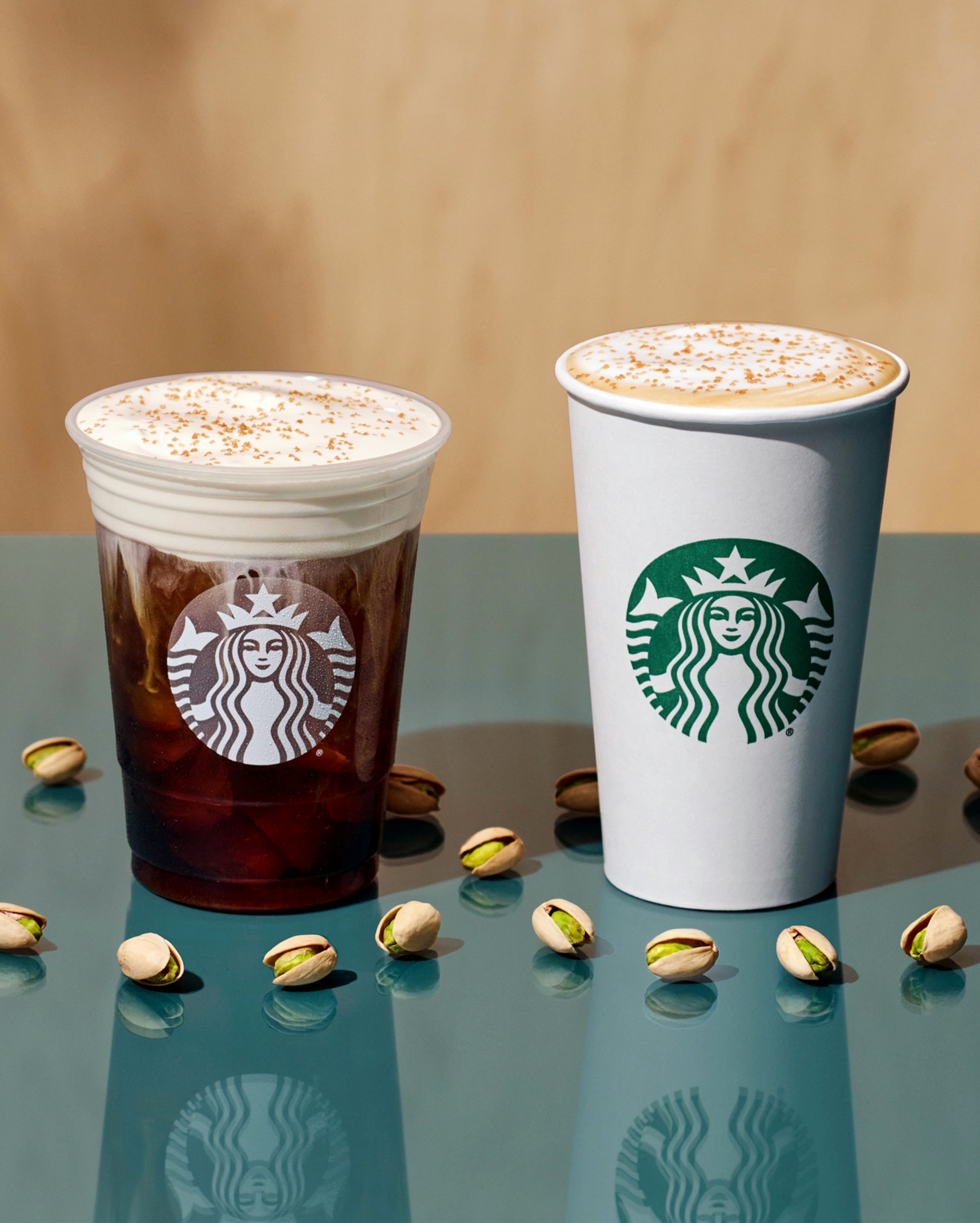 Starbucks' winter 2023 menu has a new Pistachio Cream Cold Brew.