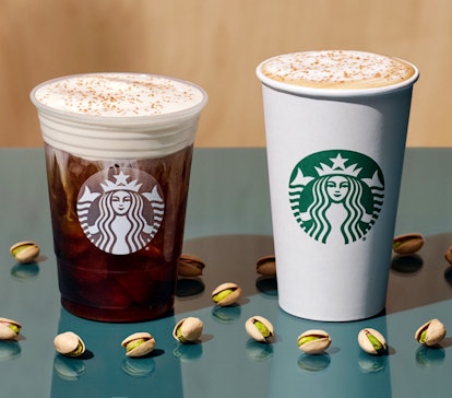 Starbucks' winter 2023 menu has a new Pistachio Cream Cold Brew.