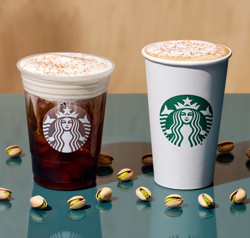 Starbucks' winter 2023 menu has a new Pistachio Cream Cold Brew.