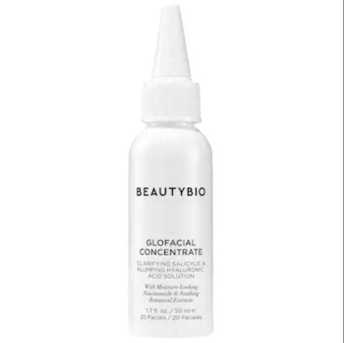 BeautyBio GLOfacial Clarifying Salicylic &amp; Plumping Hyaluronic Acid Concentrate
