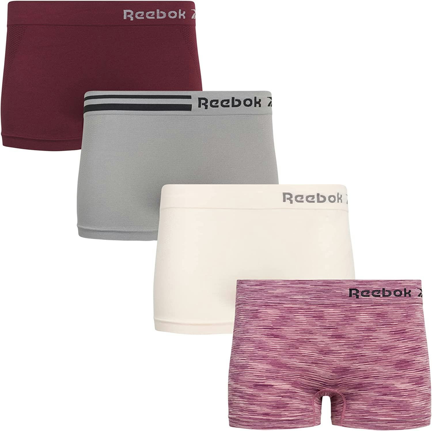 Reebok Seamless Boyshort Panties (4-Pack)