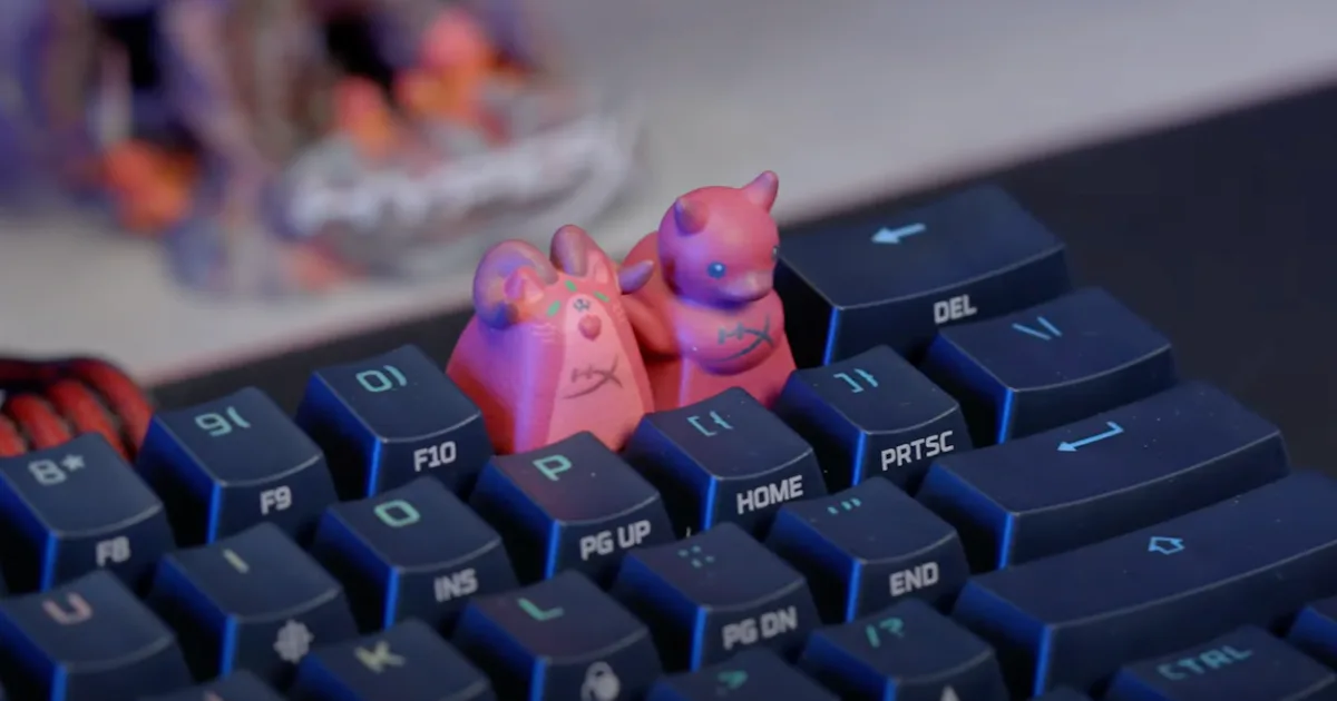 Hyperx Keycaps Custom HyperX is making the wise choice to 3D print cat-shaped keycaps