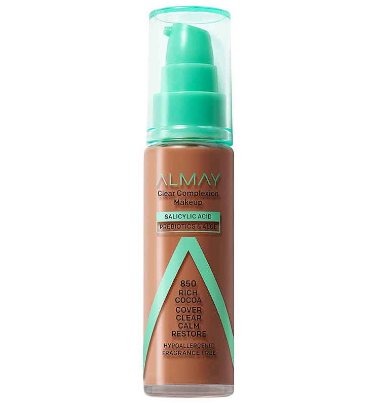 almay clear complexion makeup is the best drugstore foundation for acne prone skin and large pores