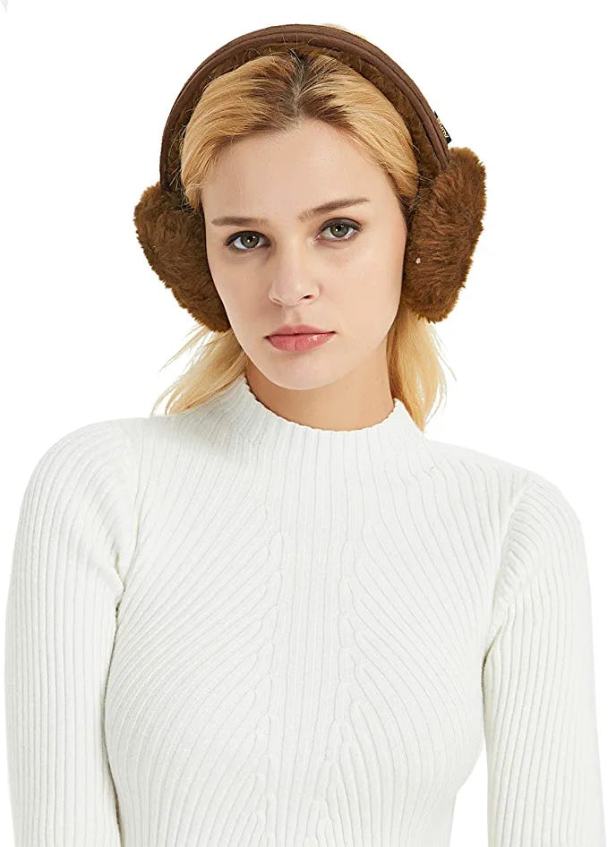 IKEPOD Australian Sheepskin Earmuffs