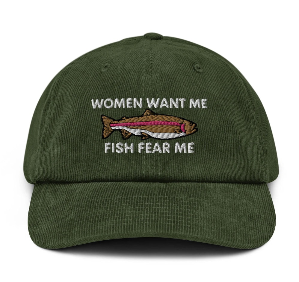 Hat Women Want Me Fishes Fear Me Hat for Women Dad Hats Trendy Caps