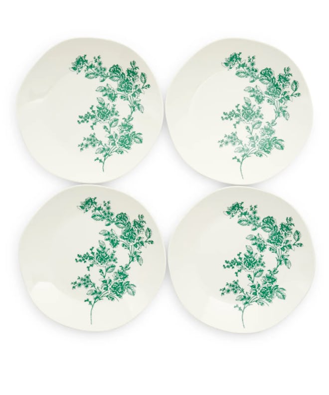 Set of 4 Melamine Dinner Plates