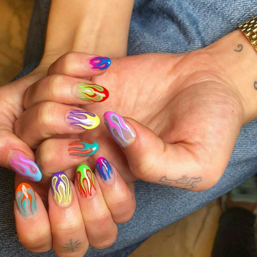 Dua Lipa nails