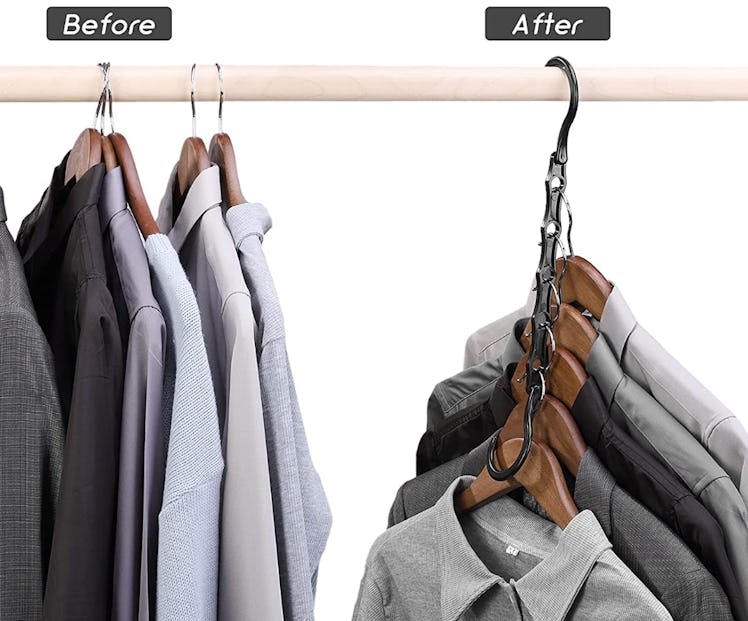 HOUSE DAY Space-Saving Magic Hangers (10-Pack)