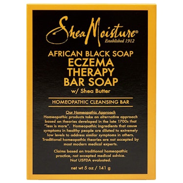 SheaMoisture African Black Soap Eczema Therapy Bar Soap, 5 oz