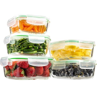 EATNEAT Glass Food Storage Containers (5-Pack)