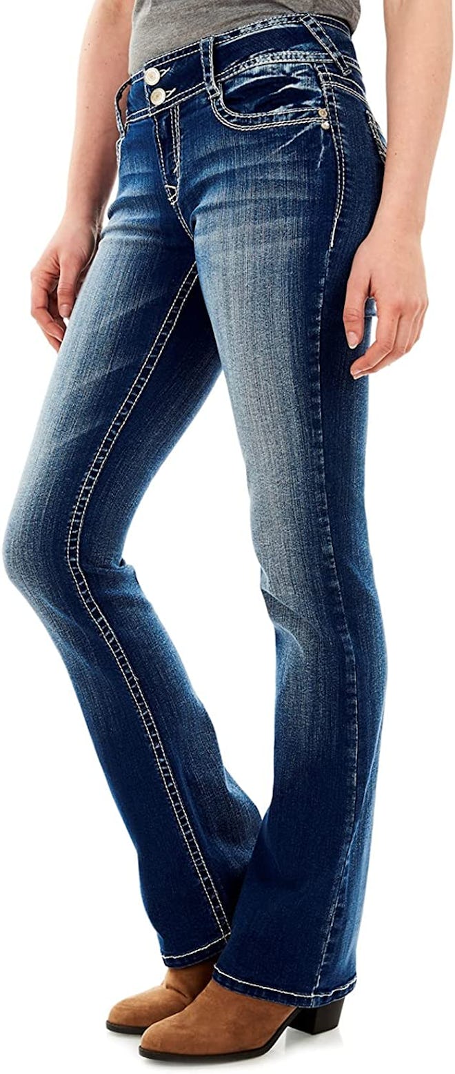 WallFlower Curvy Bootcut Mid-Rise Jeans