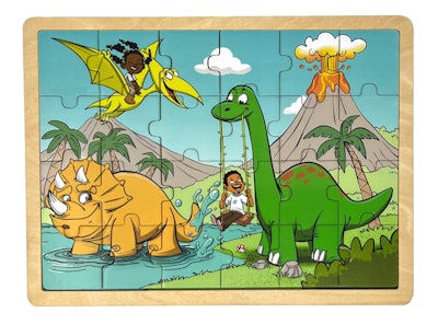 This dinosaur puzzle is one of the best Valentine's Day gifts for kids.