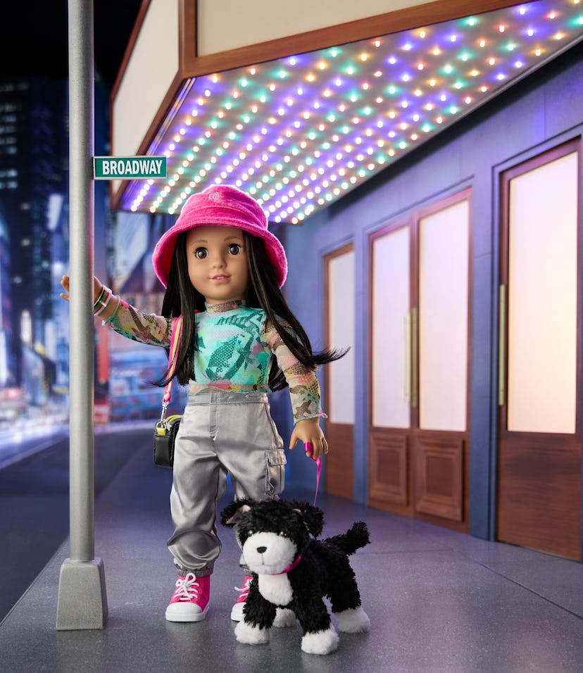 The new American Girl 2023 Girl of the Year doll is named Kavi and is a South Asian girl living in N...