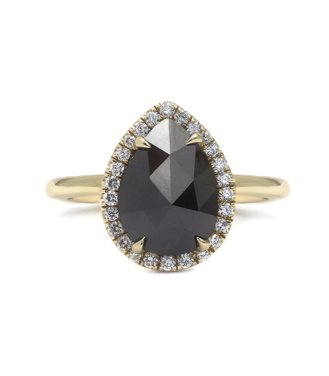 Bellini Black Diamond Engagement Ring