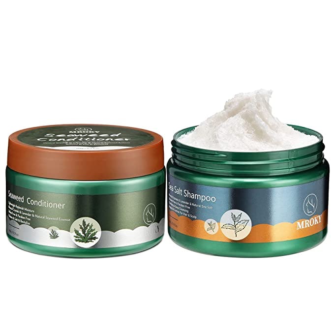 Mroky Sea Salt Shampoo and Seaweed Conditioner Set