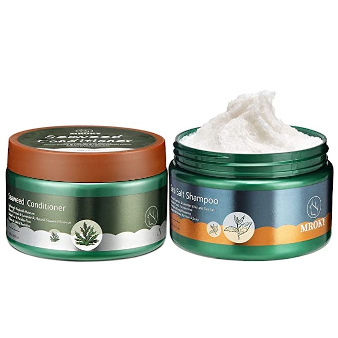 Mroky Sea Salt Shampoo and Seaweed Conditioner Set