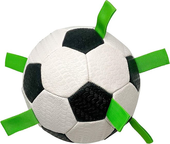 The Original Quality Hyper Pet Grab Tabs Dog Soccer Ball & Dog Football