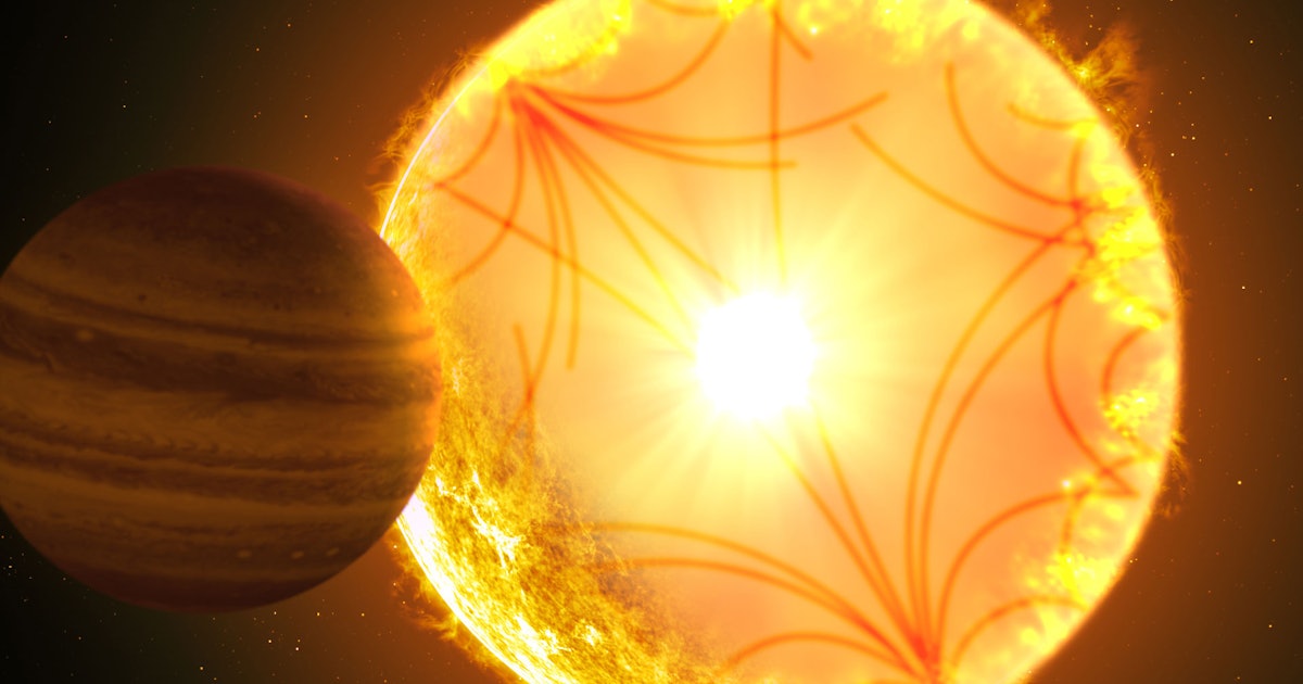 Des astronomes ont découvert une étoile qui entraîne son exoplanète géante dans une spirale de la mort