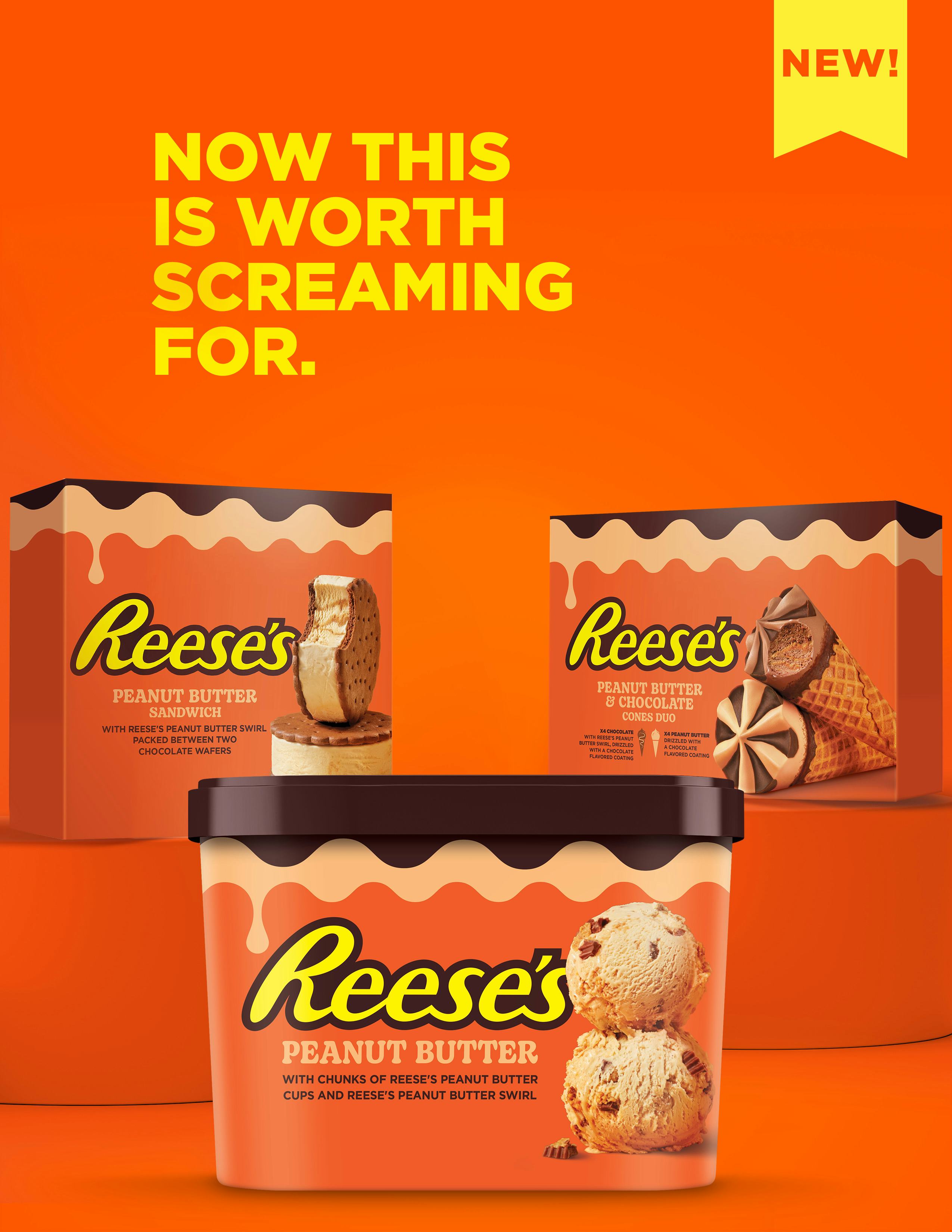 Reese's new ice cream bites include frozen dessert cups.