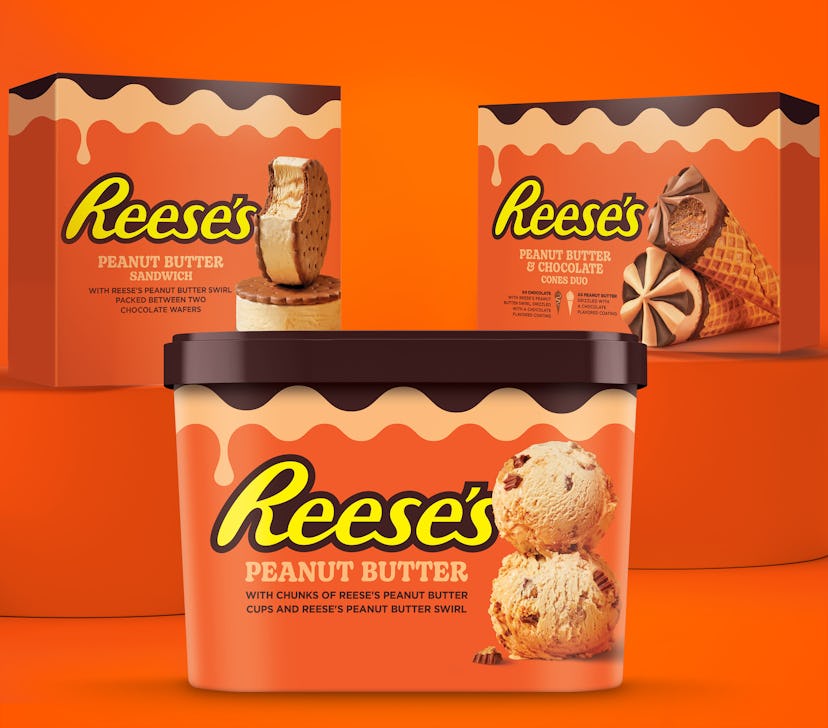 Reese's new ice cream bites include frozen dessert cups.