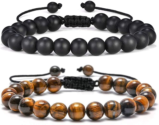 M MOOHAM Lava Rock Bracelet