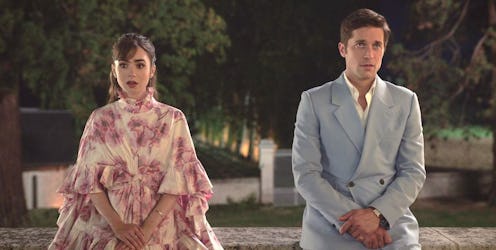Lily Collins and Lucas Bravo in 'Emily In Paris' Season 3