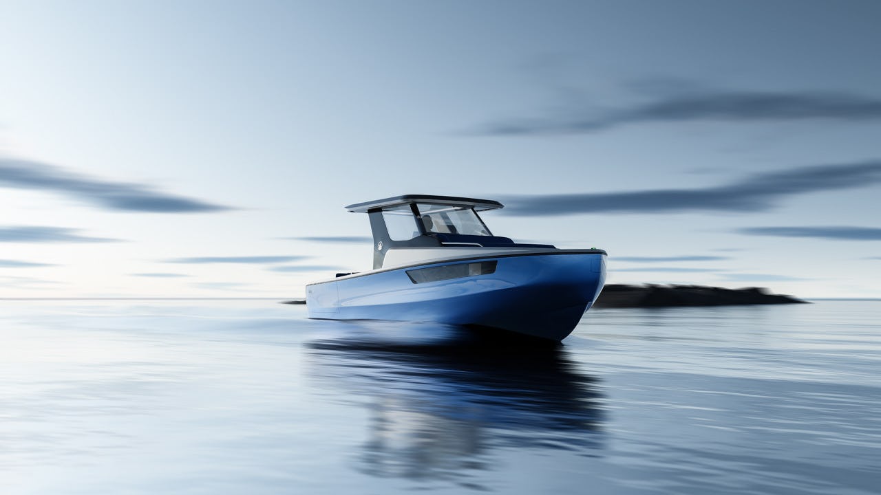 Blue Innovations Group R30 electric speedboat