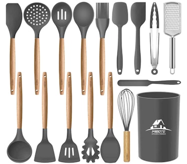MIBOTE Silicone Cooking Utensils (17-Piece Set)