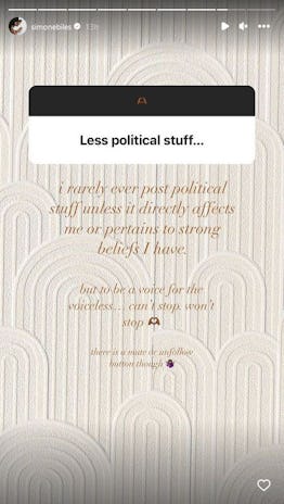 Simone Biles Explained To A Fan Why She Won't Be "Less Political" Online