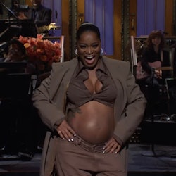 'Saturday Night Live' host Keke Palmer announced she's pregnant, expecting her first baby with boyfr...