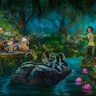 The first-look photo of the 'Princess and the Frog' ride at Disney shows new characters. 