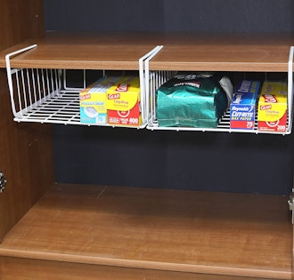SimpleHouseware Under Shelf Basket (2 Pack)