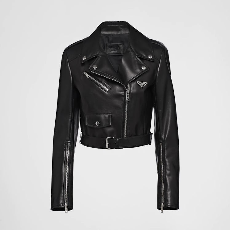 Prada Nappa leather biker jacket