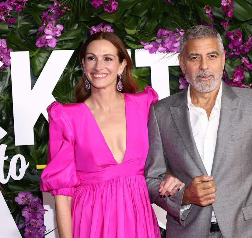 George Clooney and Julia Roberts attend the premiere of 'Ticket To Paradise'